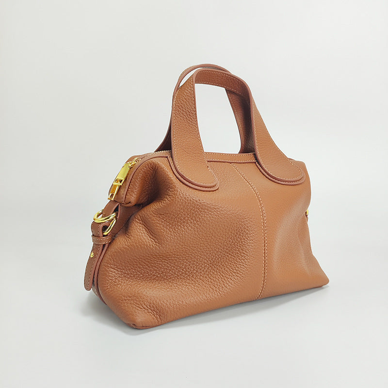 Fashionable Large Capacity High-end Leather Shoulder Bag For Women