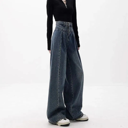 Loose Fitting Wide Leg Jeans
