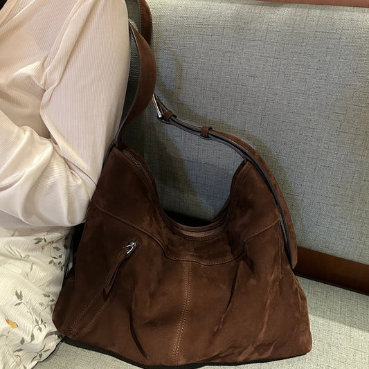 New Autumnwinter Womens Single-shoulder Bag Made From Premium First-layer Cowhide With A Matte Finish