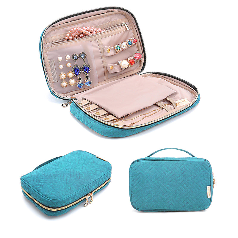 Portable storage travel jewelry bag