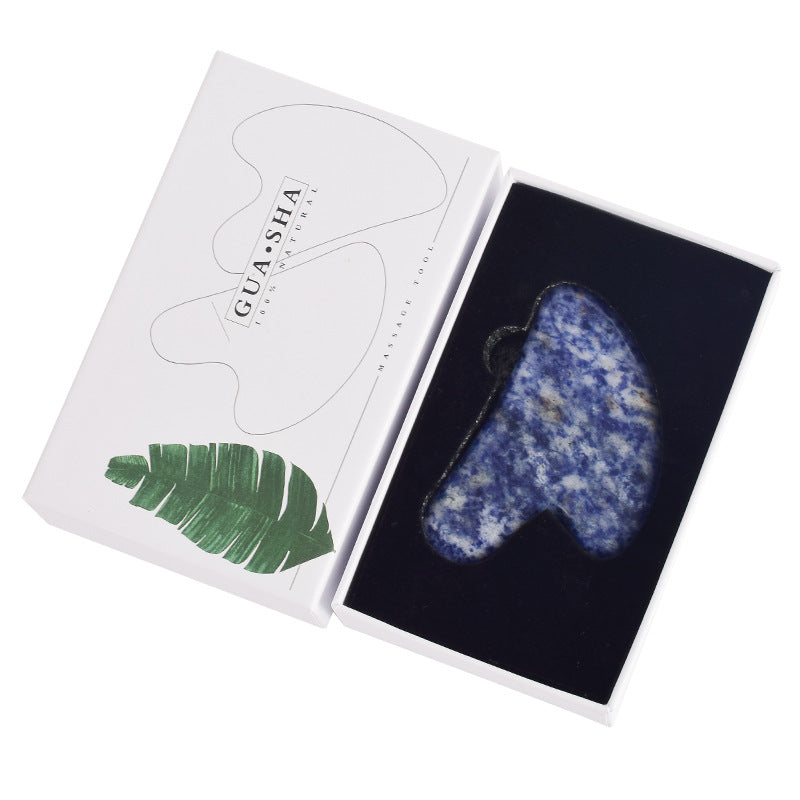 Blue dot finger type beauty scraping board