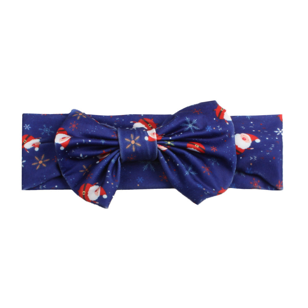 Bow print headband