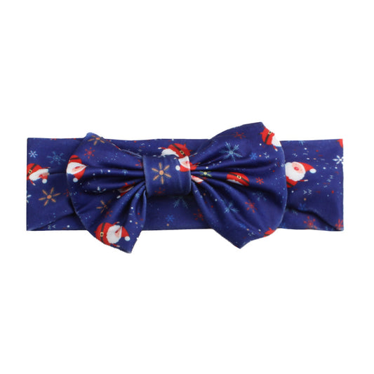 Bow print headband