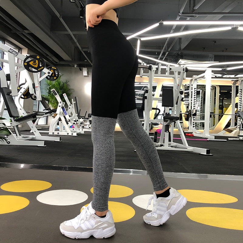 Running sexy sweaty yoga pants
