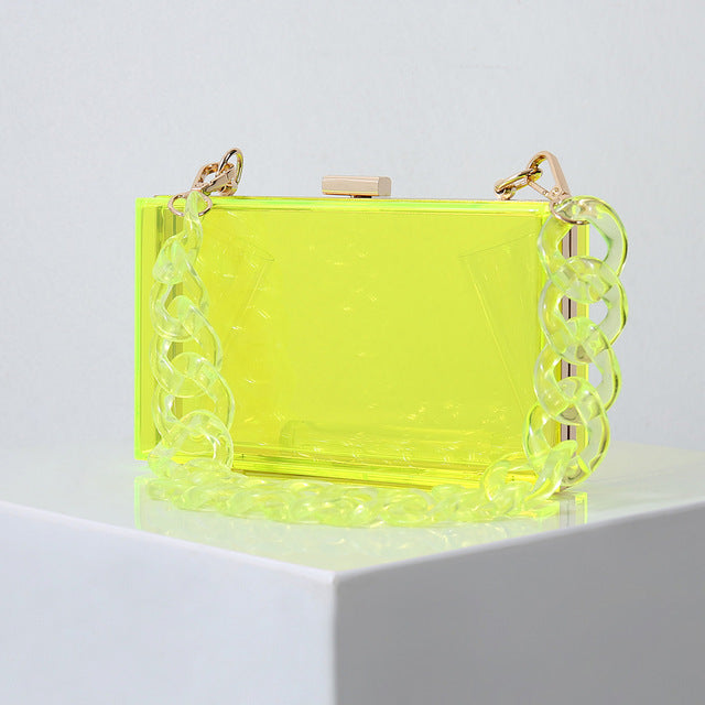 Underarm jelly chain bag