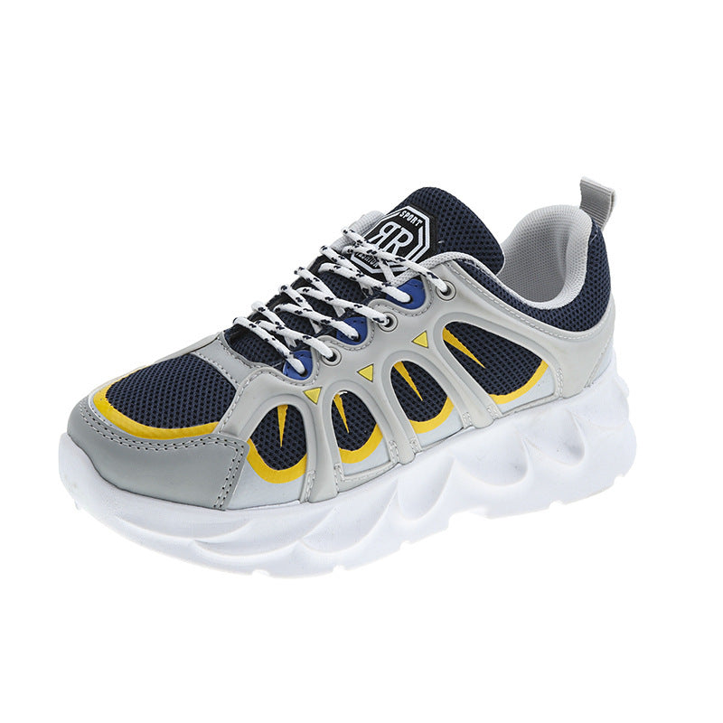 Thick bottom breathable daddy shoes