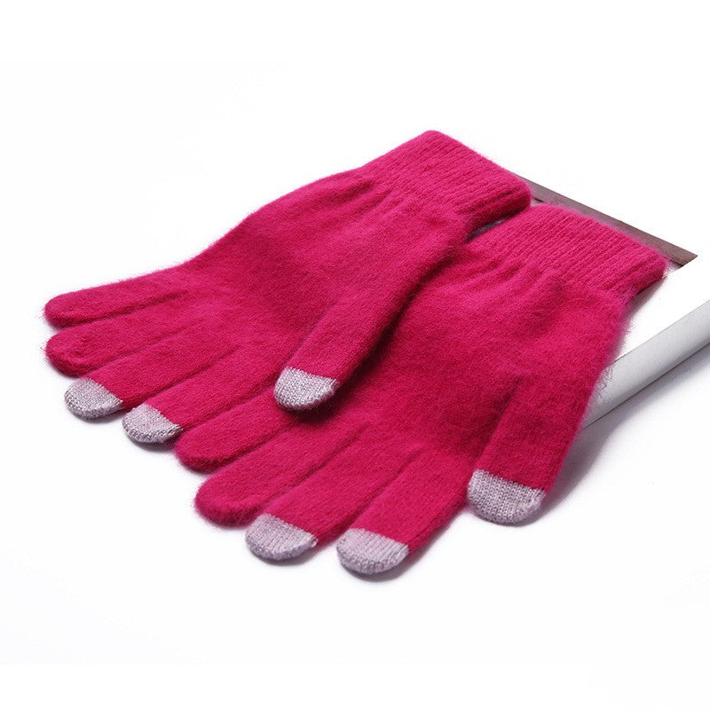 Gloves are divided into five fingers plus velvet gloves