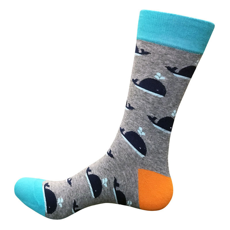 Socks European And American Large Size Men's Sport Mid-calf Length Sock