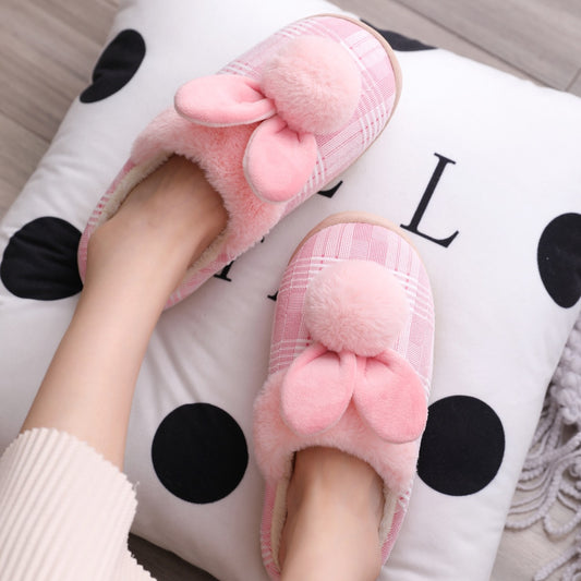 Women's cotton slippers boutique craft ball non-slip