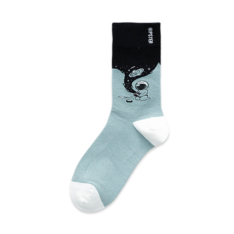 Personality and creativity hit color cotton socks