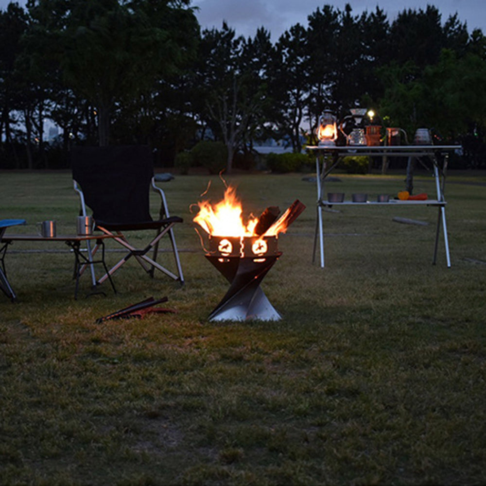 Udendørs campingbålvarmer