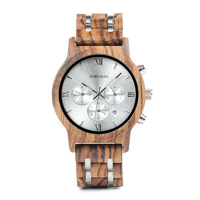 wooden watch quartz watch