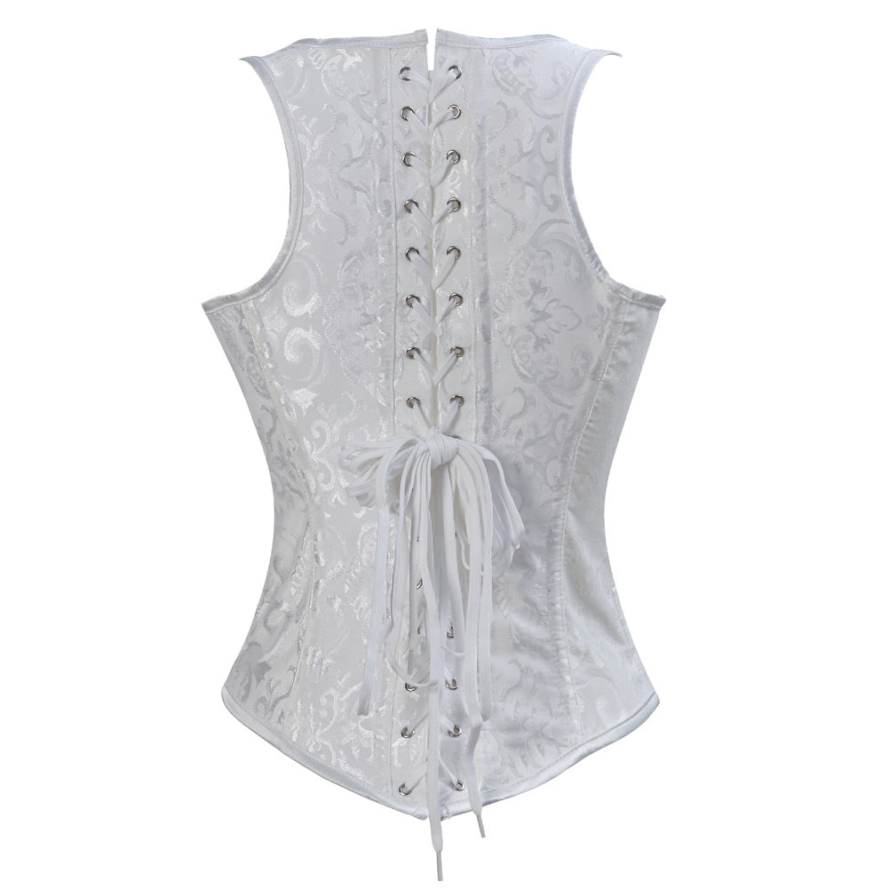 Palace Ladies Back Clip Jacquard Steel Bone Body Shaper