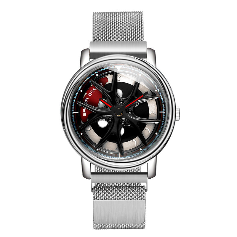 Simple hollow men's watch