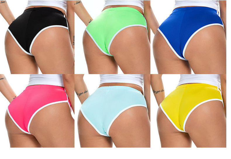 European and American women's sexy running stretch sports shorts yoga yoga pants