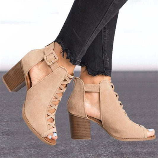 European and American fish mouth sandals