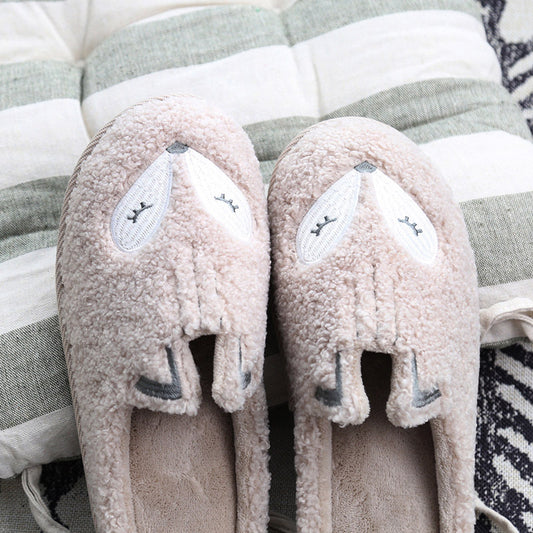 Lovers soft cotton slippers