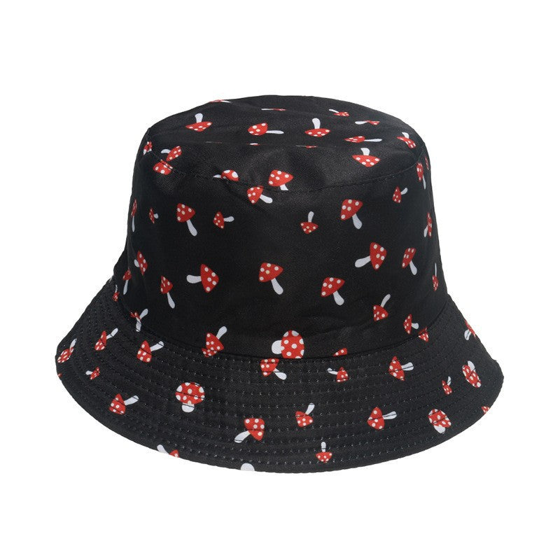 Kvinders fashionable bøllehat med print og solskærm