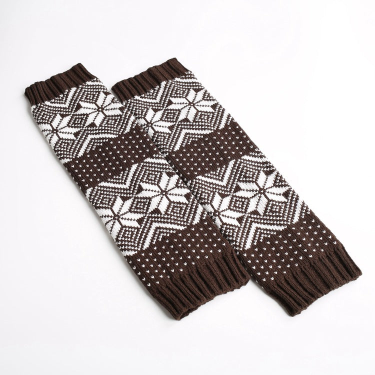Wool knitted shoe cover