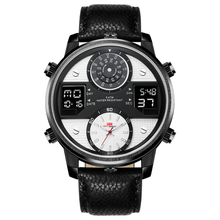 Double display electronic multifunctional quartz