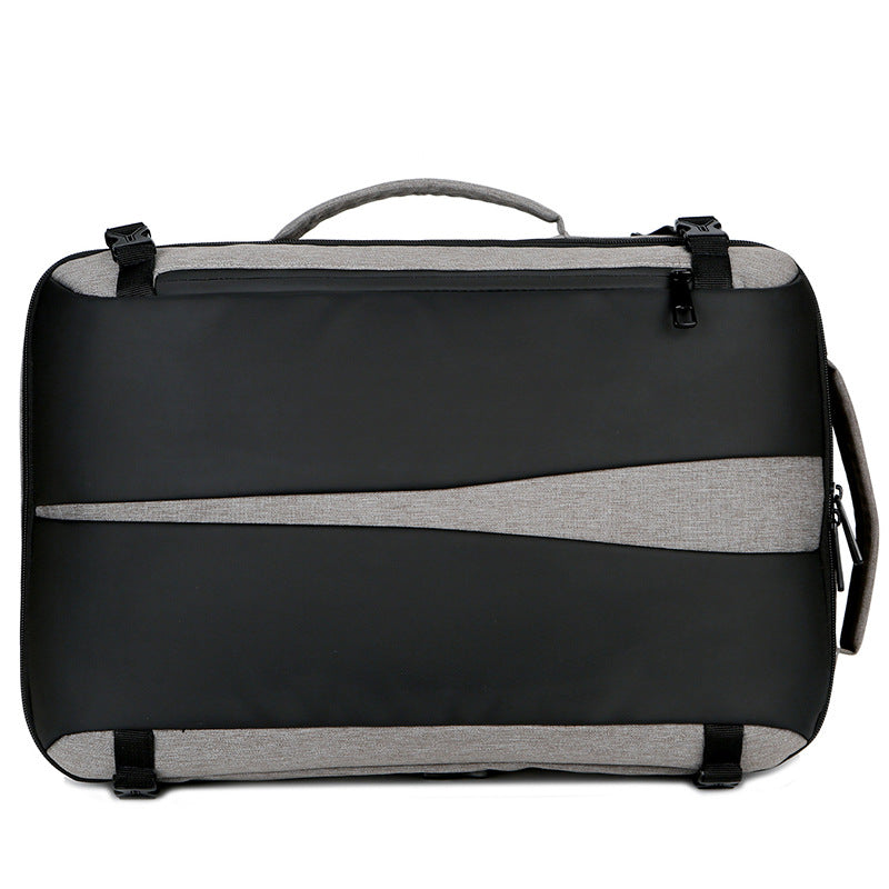 Men's Backpack Oxford Cloth Backpack USB Waterproof Travel Bag