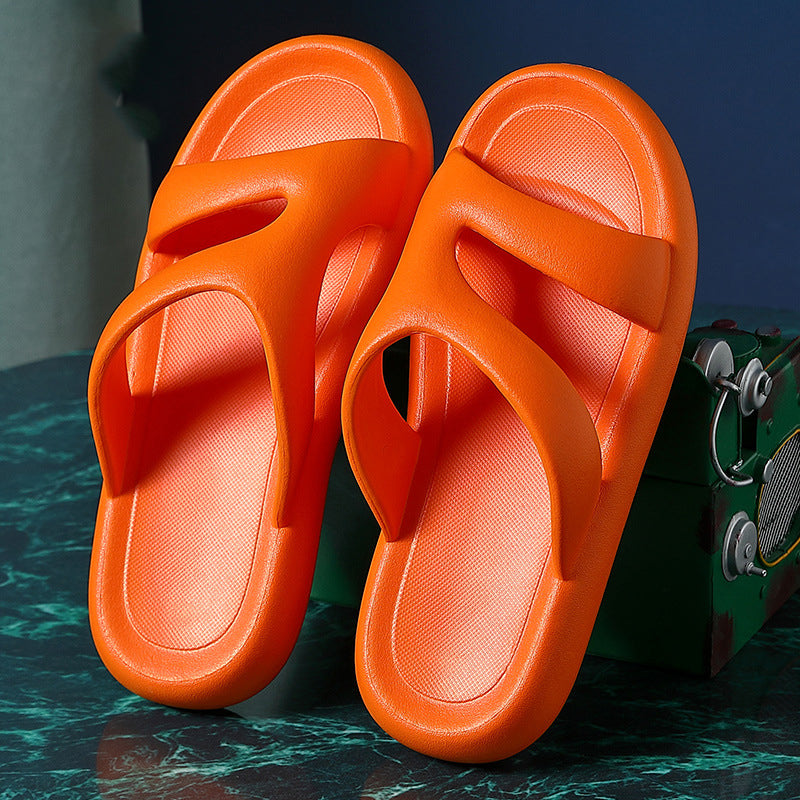 Non-Slip Deodorant Thick-Soled Bath Indoor Slippers Female Summer
