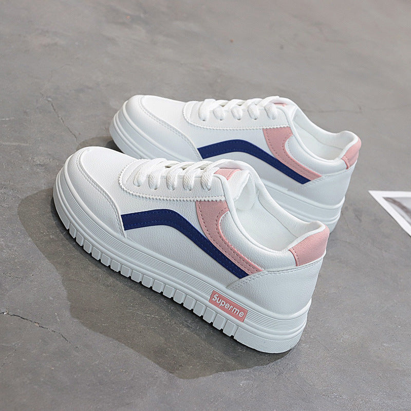 Wild casual white shoes