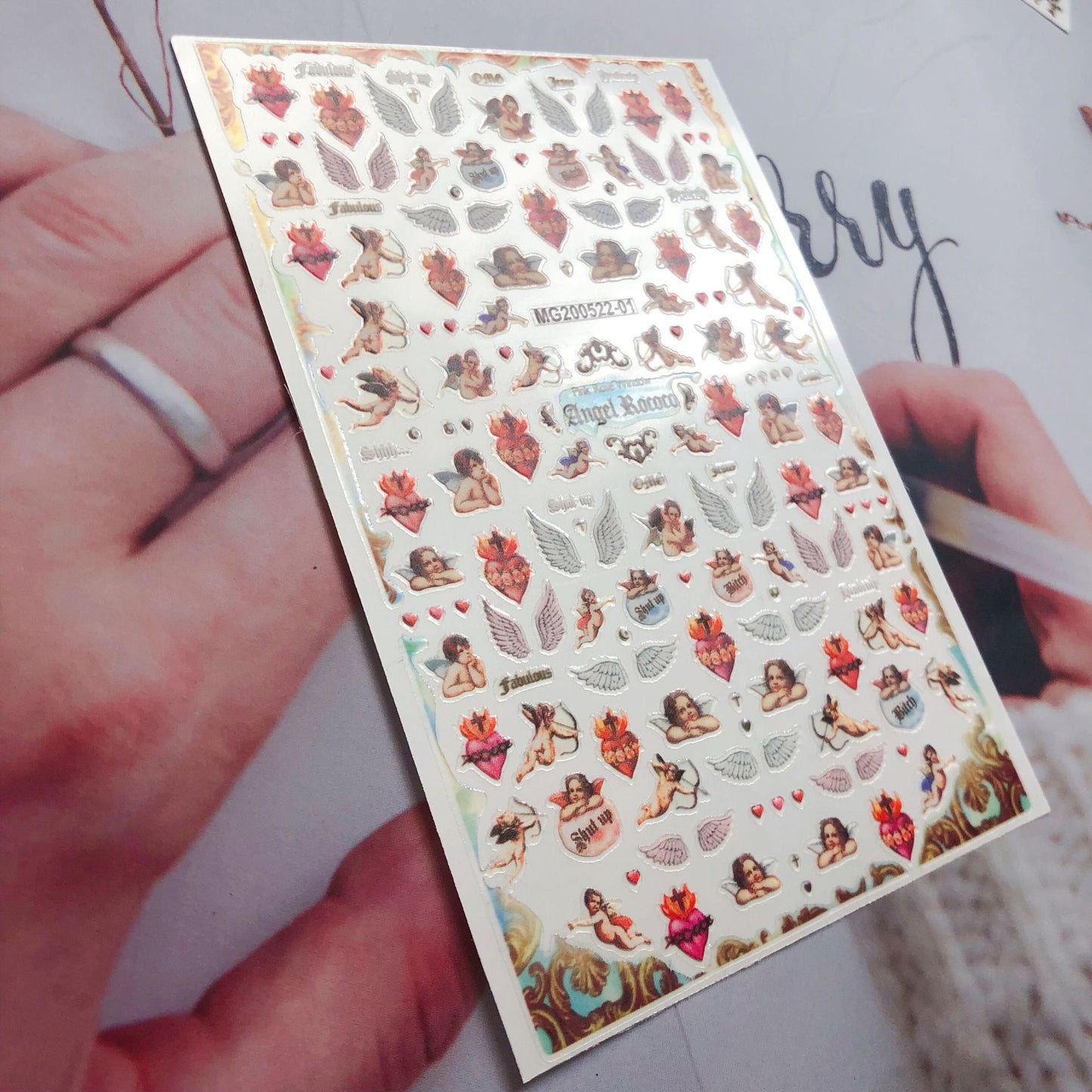 Angel Nail Sticker