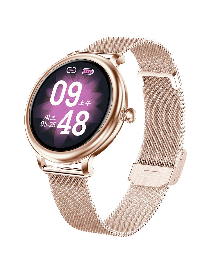 Smart Full Circle Touch Screen Heart Rate Sleep Monitoring Female Watch