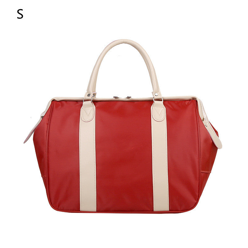 Retro Short Travel Bag Women's Size Light Storage