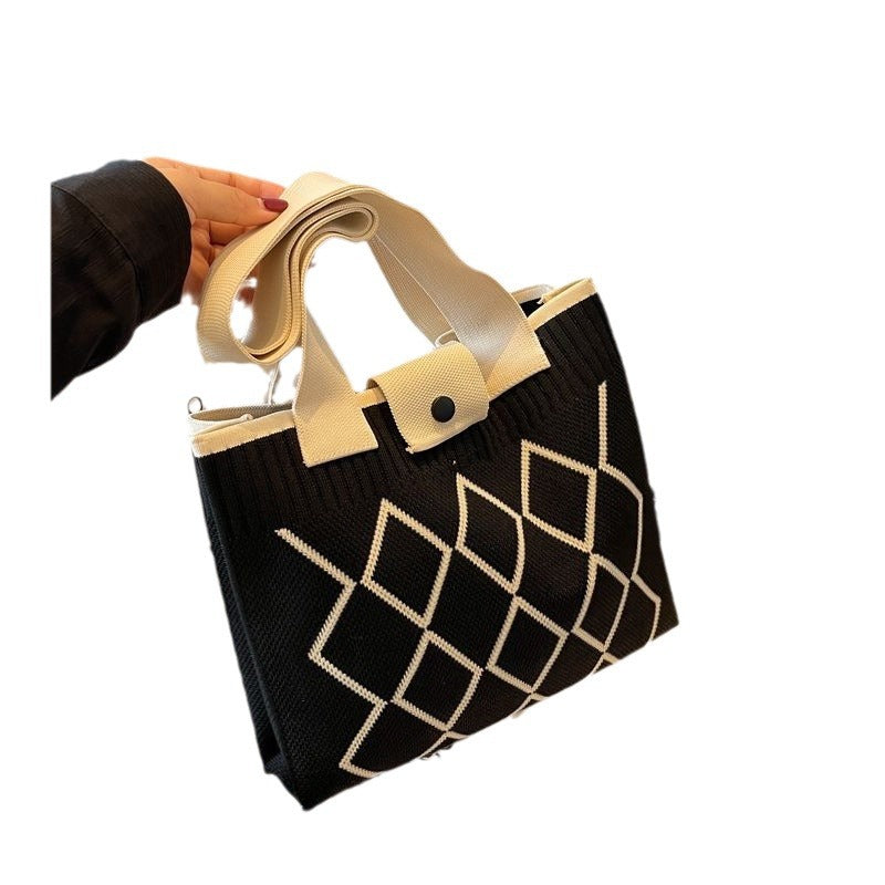 Fashion Large Capacity Tote All-match Commute Shoulder Tote Bag