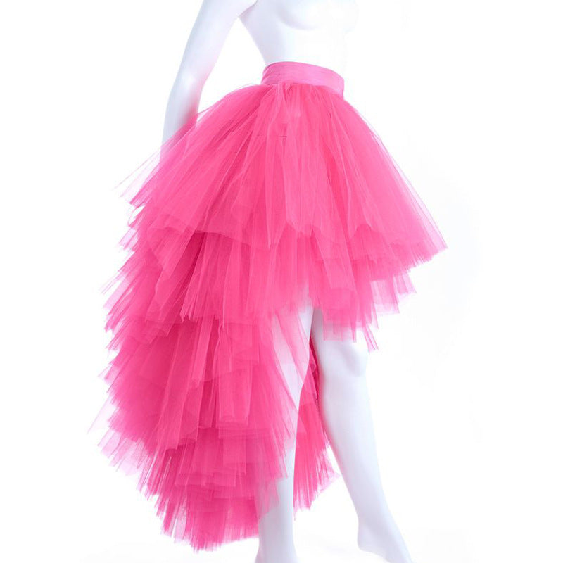 Bubble Skirt Elastic Waist Detachable