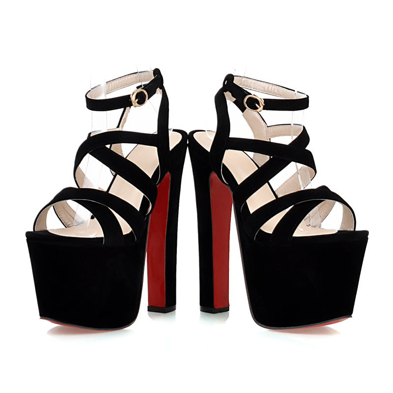 Stage catwalk high heel women's shoes