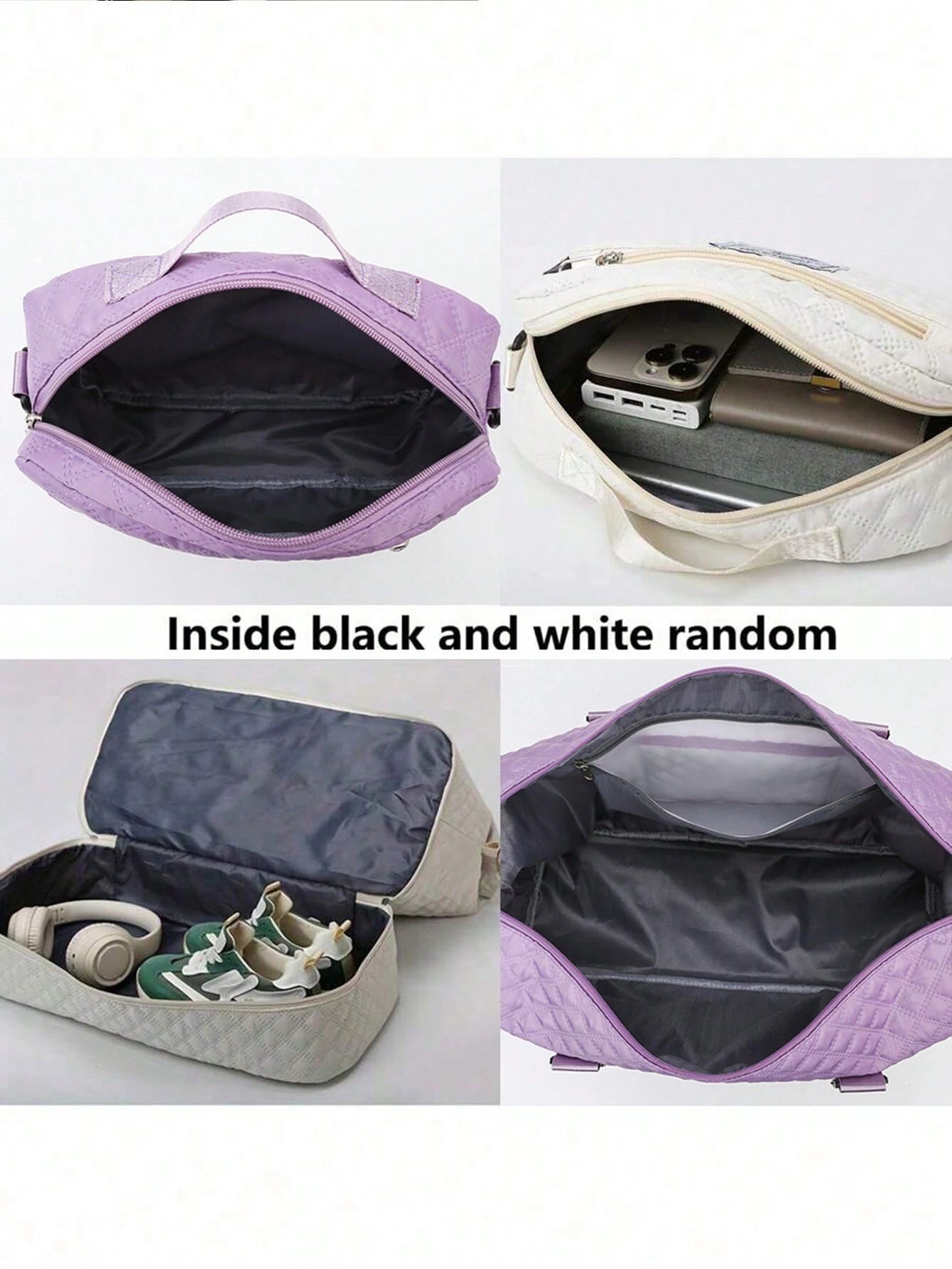 2PCS Large Capacity Travel Duffel Bag, Wet and Dry Separation Fitness Bag, Weekend Overnight Shoulder Bag, Hospital Necessary Mommy Bag, Travel Bag, Holiday Bag, Weekend Bag, Overnight Bag, with a Pull Bar Bag, with Shoe Storage, Durable Boarding Bag, Cosmetics Storage Bag