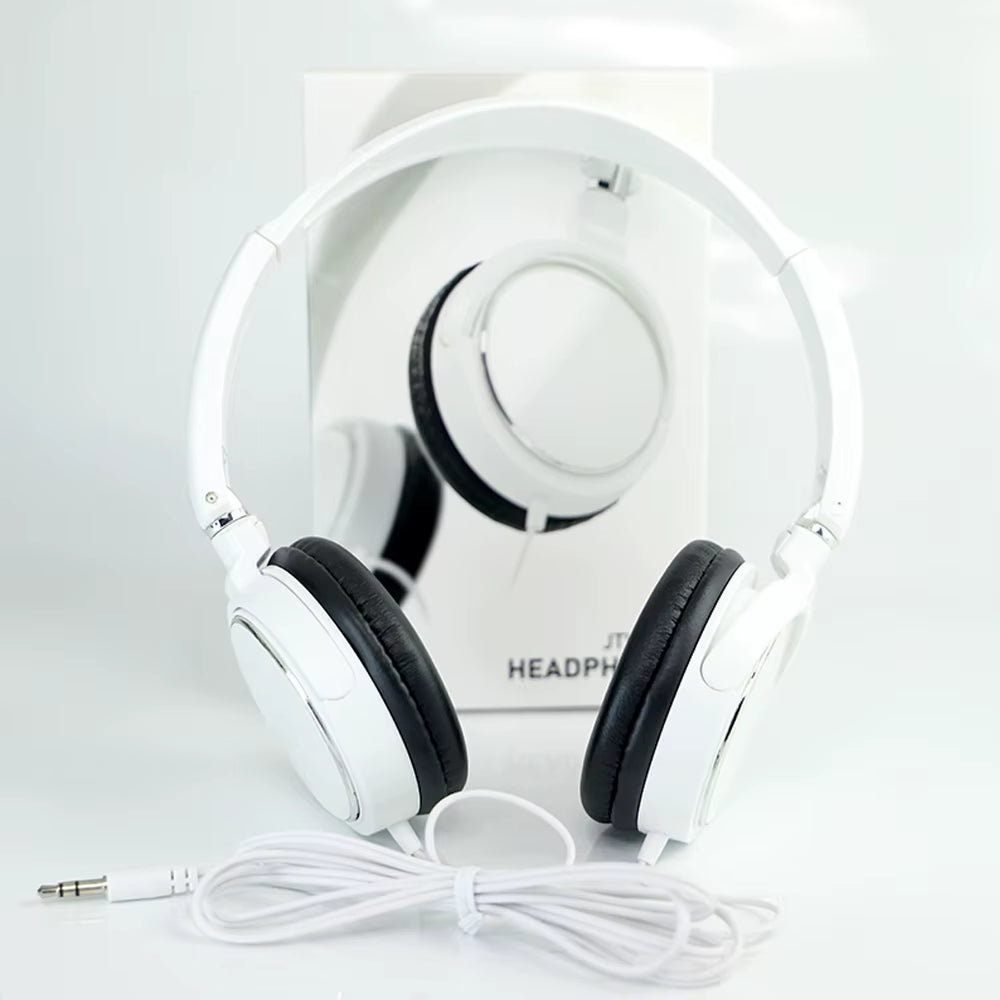 Universal 3.5Mm Wired Computer Headphone Foldable Portable Music Gaming Headset Noise Canceling Sports Earphone Stereo Headset