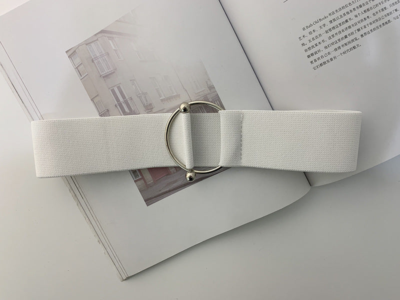 Simple Waist Seal Elastic Elastic Ladies Belt