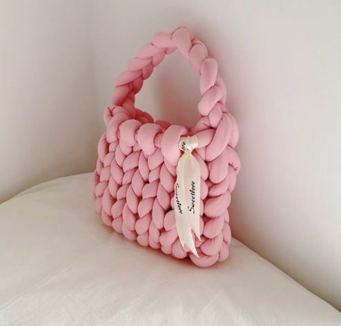 Woven Bag Diy Material Homemade Iceland Wool Hand Carry Messenger