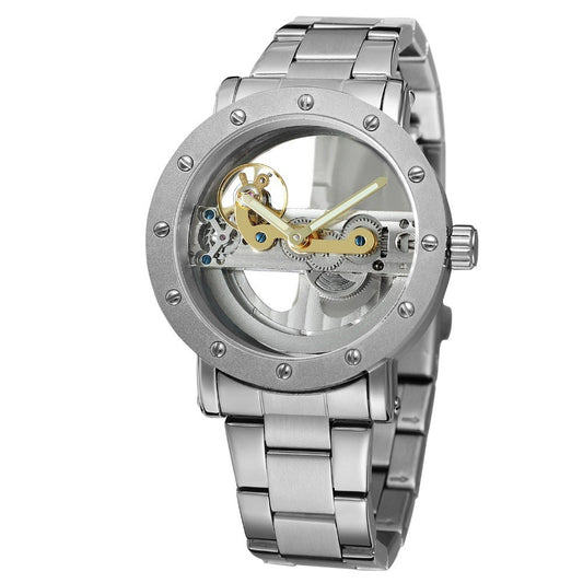 Fashion Double-Sided Hollow Men's Mechanical Watch