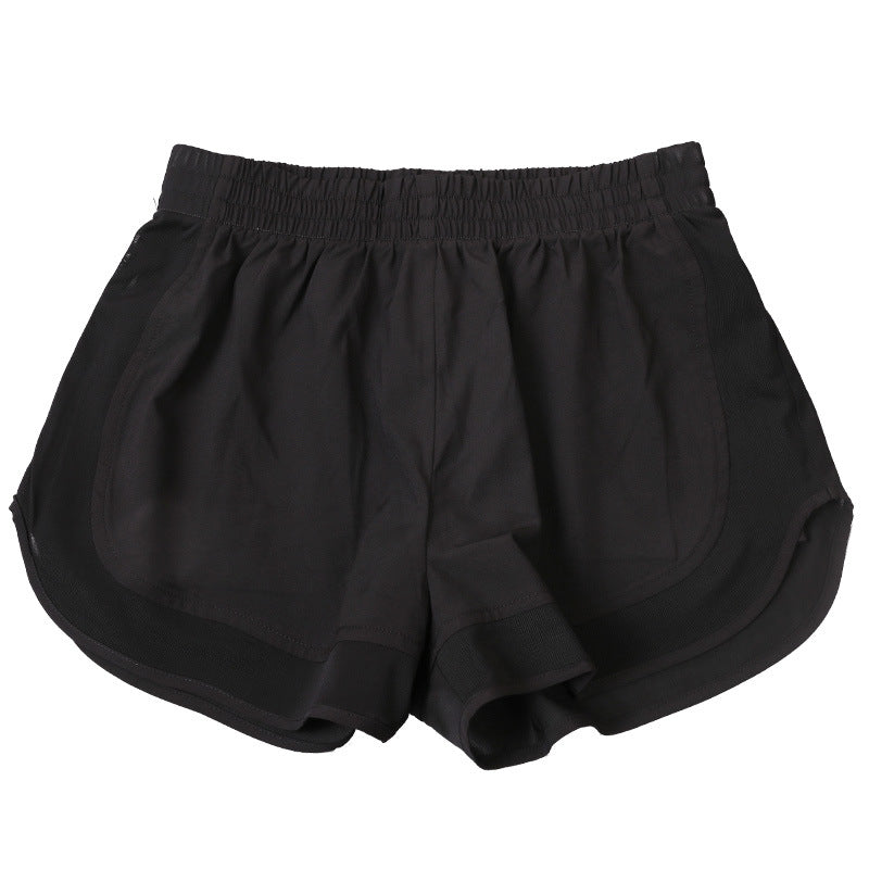 Fake two sports mesh shorts