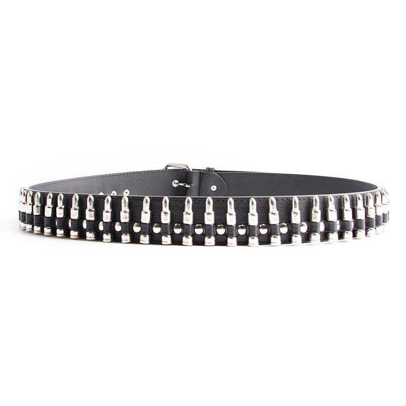 Bullet rivet personality belt