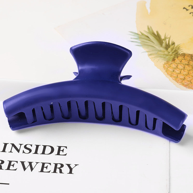 Geometric matte top clip back head catch clip