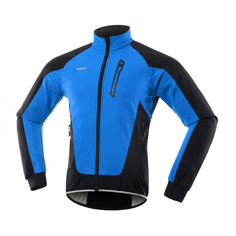Fleece cycling jersey sports top