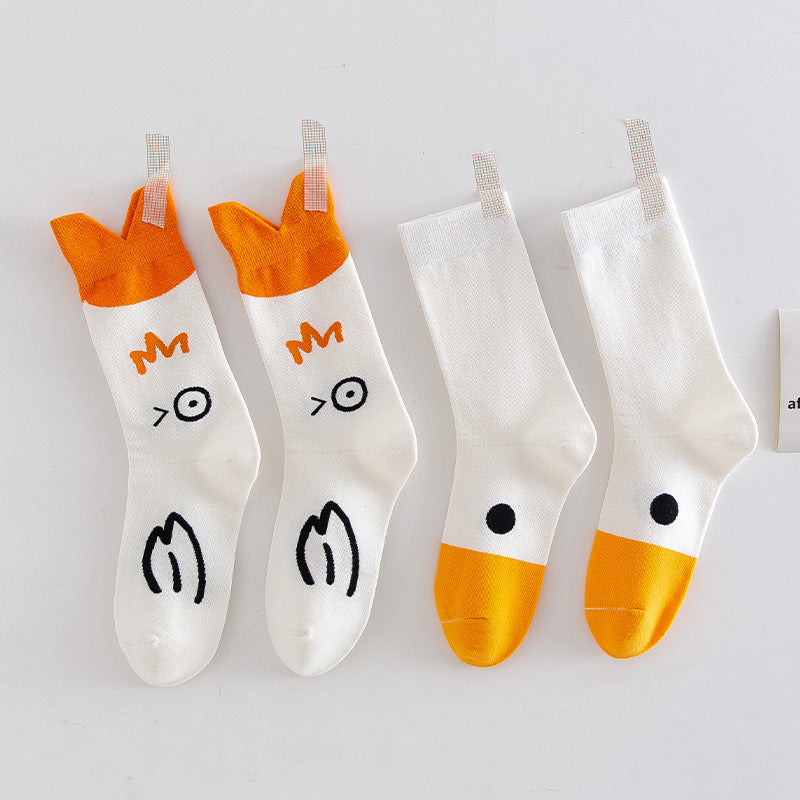 Ladies Breathable Cotton Socks