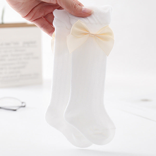 Big Bow Baby Mosquito Air-conditioning Over-The-knee Medium Stockings