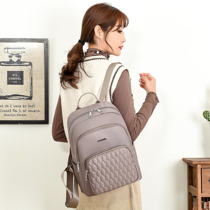 Oxford cloth student school bag large capacity travel backpack