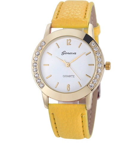 marque montres pour femmes femmes montres Femmes En Cuir Quartz Montre Montres montre femme Ventes Chaudes