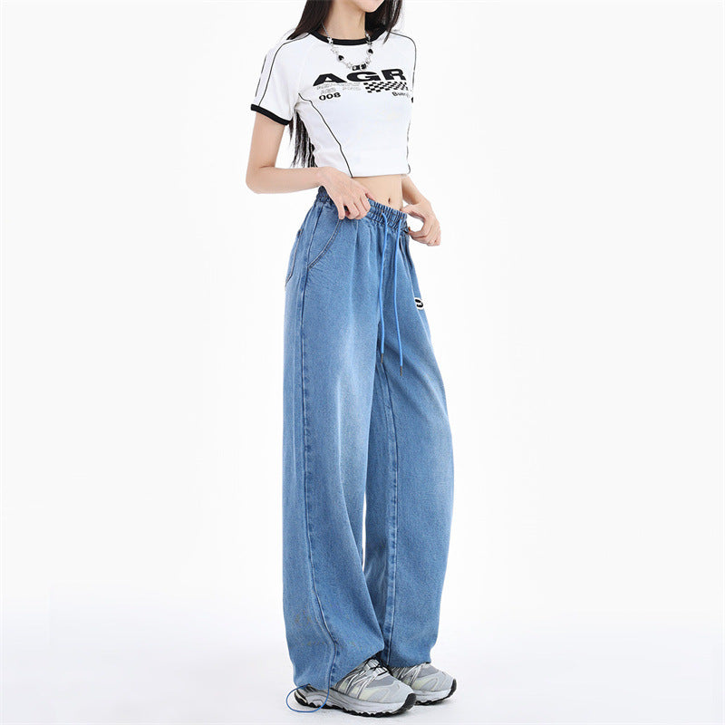 Tencel Tynde Brede Ben Jeans af Issilke