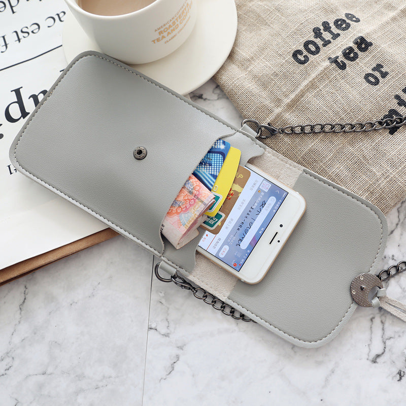 Diagonal mobile phone bag