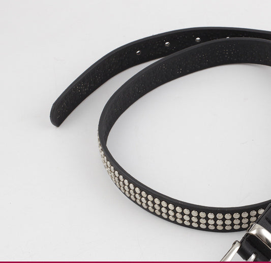 Women's rivet jeans belt