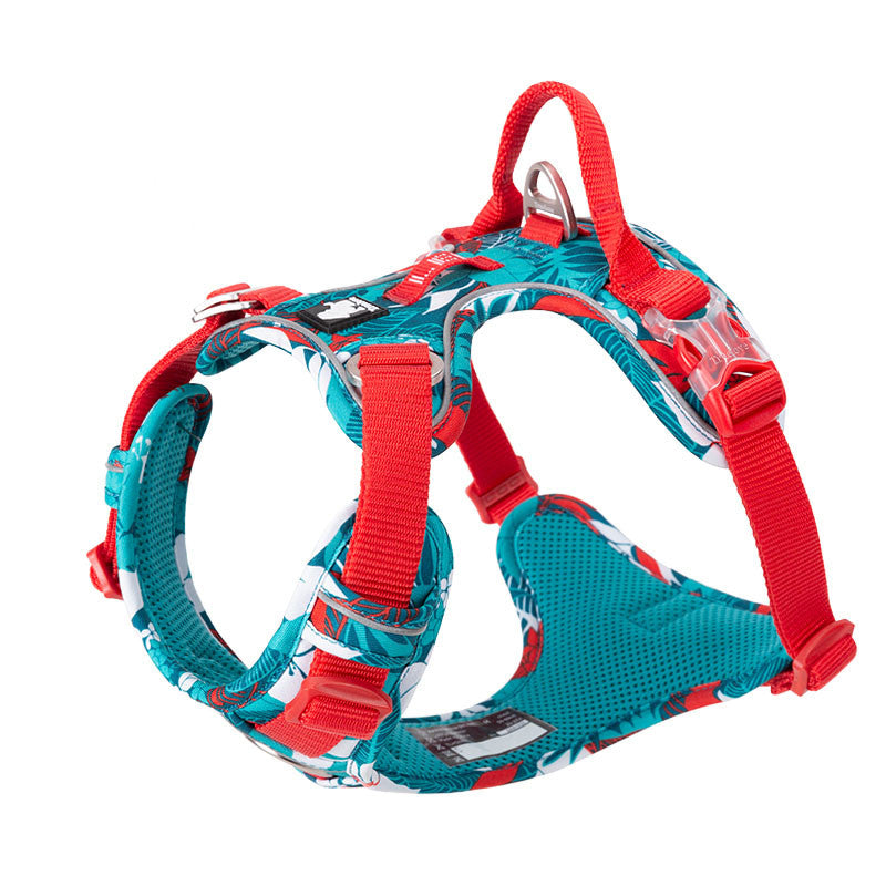 Dog traction chest strap